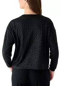 Women's Brushed Rib Long Sleeve Top