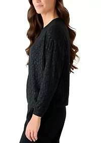 Women's Brushed Rib Long Sleeve Top