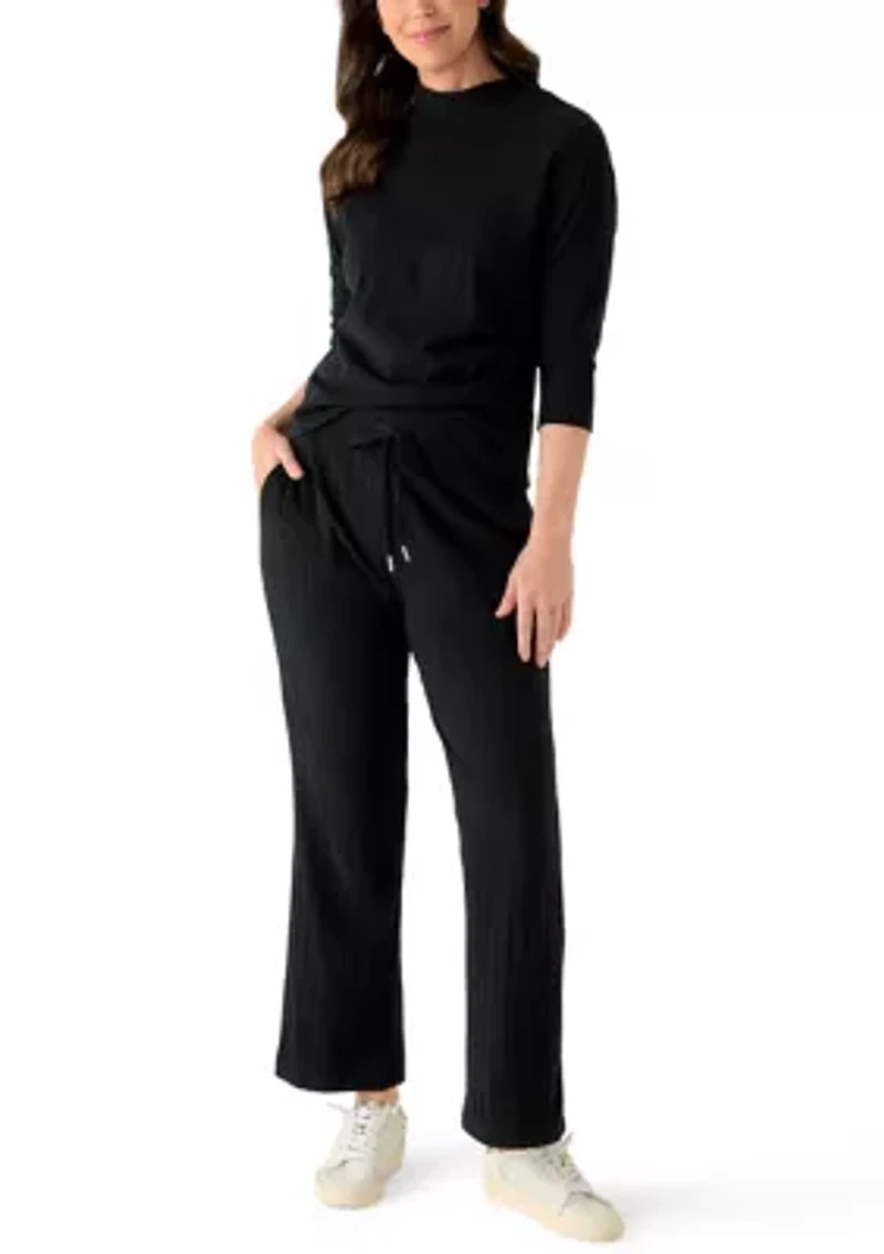 Women's Brushed Rib Flare Pants