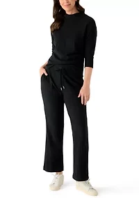 Women's Brushed Rib Flare Pants