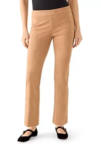 Women's Vegan Suede Flare Pants