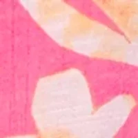 Plus Smocked Yoke 3/4 Sleeve Woven Shirt