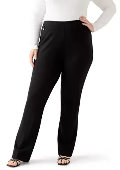 Plus Ponte Bootcut Pants