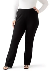Plus Ponte Bootcut Pants