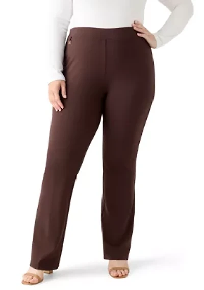 Plus Ponte Bootcut Pants