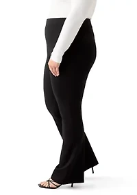 Plus Ponte Bootcut Pants