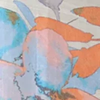 Women's 3/4 Sleeve Button Front Crochet Top