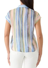 Women's Short Sleeve Camp Shirt