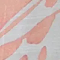 Petite Printed Peasant Top