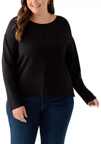 Plus Long Sleeve Freeflow Top