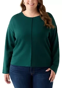 Plus Long Sleeve Freeflow Top