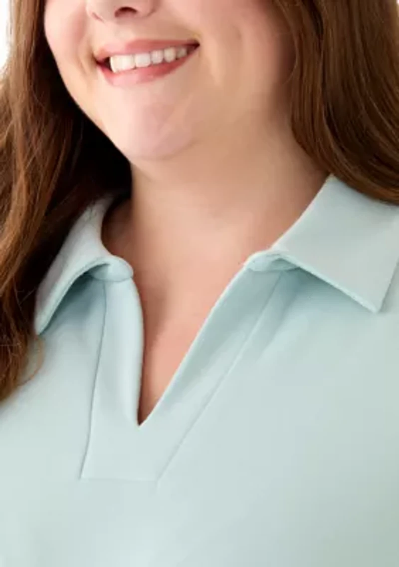 Plus Scuba Polo Shirt