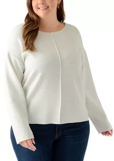 Plus Long Sleeve Freeflow Top