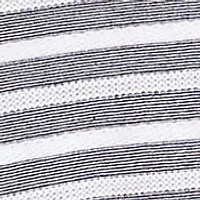 V-neck Lightweight Stripe Knit Top with Tie Sleeve Detail