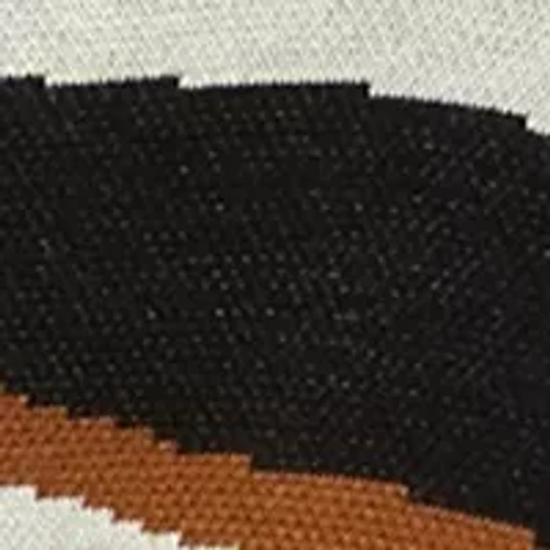 Plus Asymmetrical Zebra Print Pullover Sweater