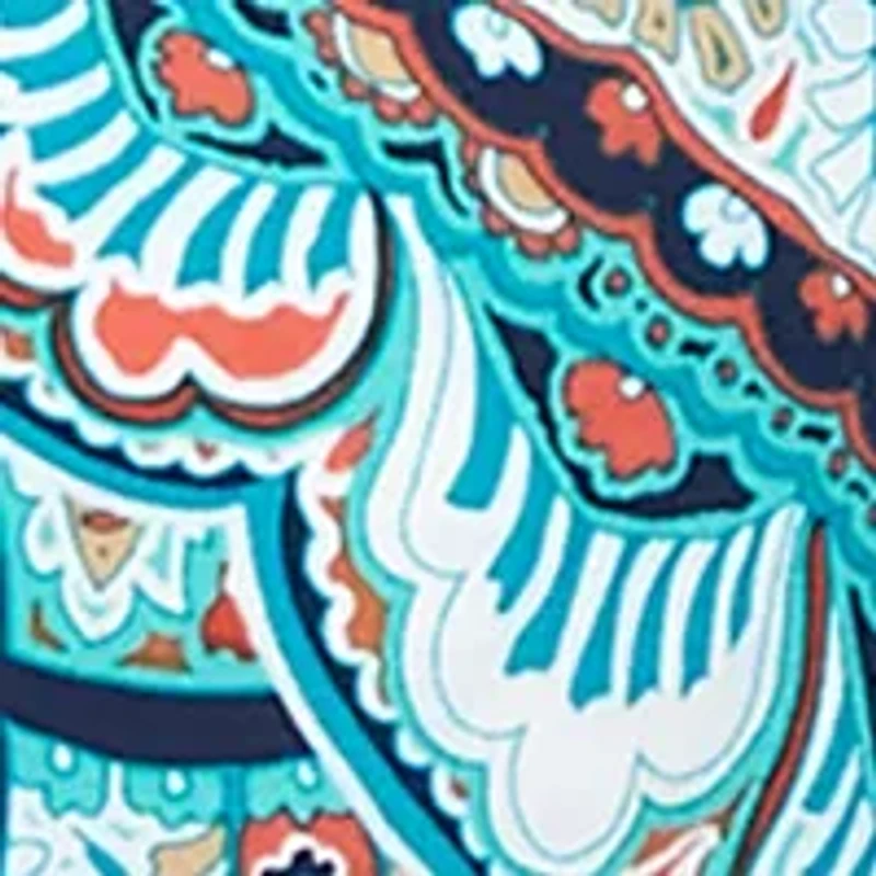 Plus Deco Medallion Flutter Sleeve Top
