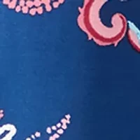 Petite V-Neck Paisley Print Wrap Top