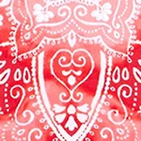Petite Knit Kaleidoscope Print Top