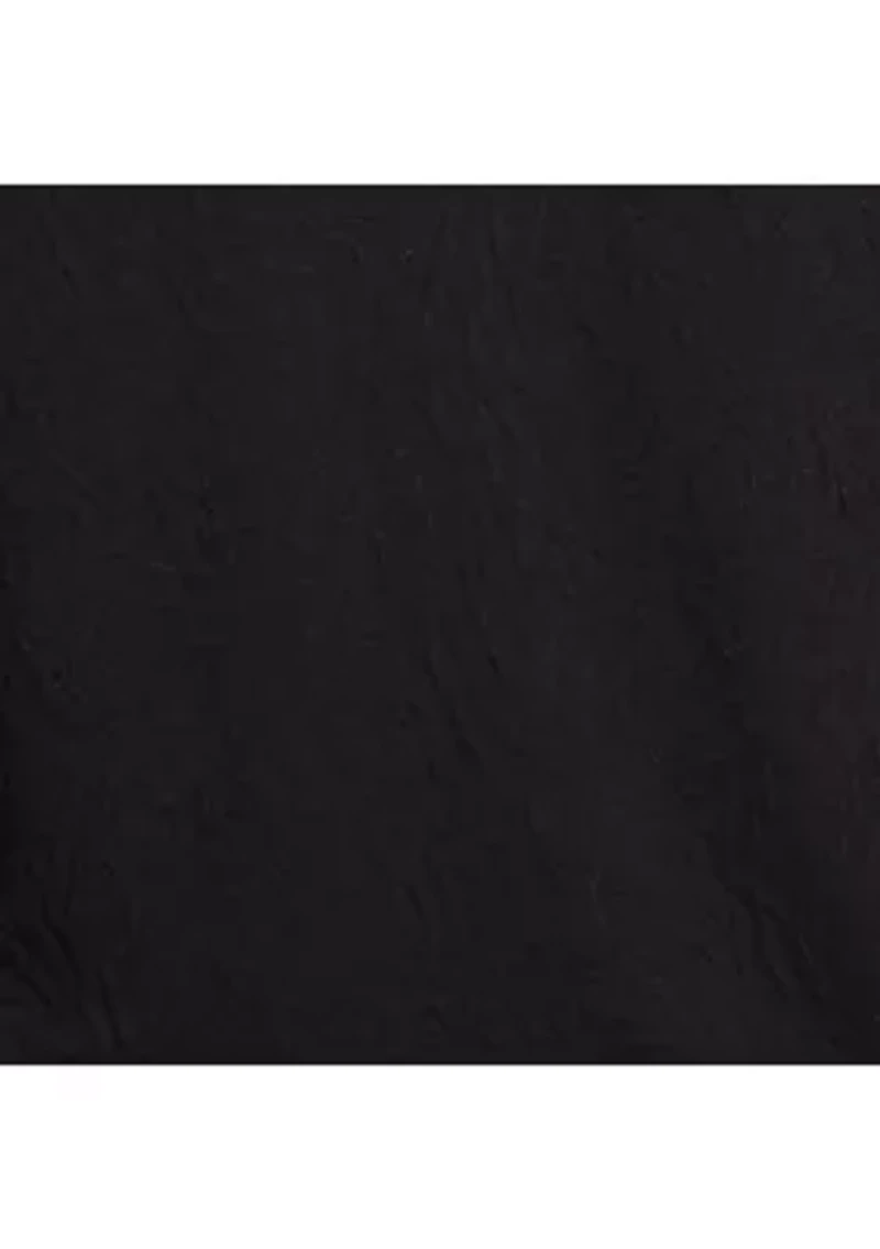 Plus Animal Textured Solid Knit Top