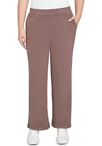 Pull On Luxe Rib Knit Pants