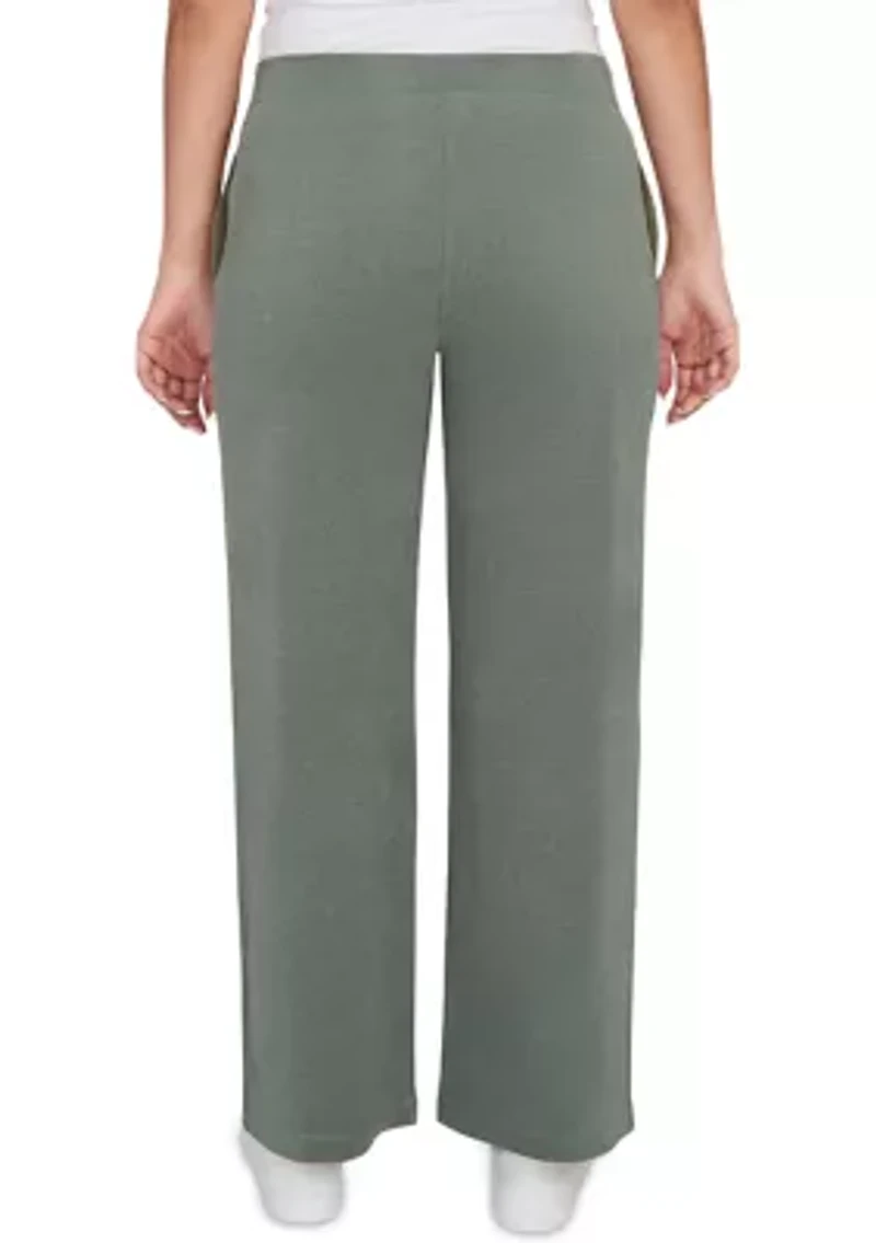 Pull On Luxe Rib Knit Pants