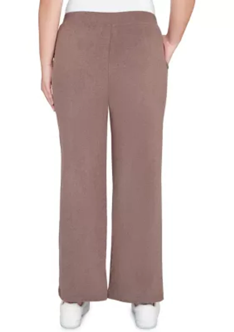 Pull On Luxe Rib Knit Pants