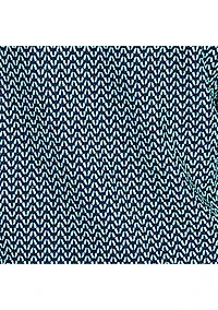 Plus Split Cowl Neck Herringbone Knit Top