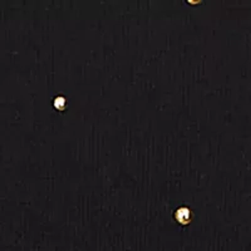 Petite Stud Embellished Tunic Sweater