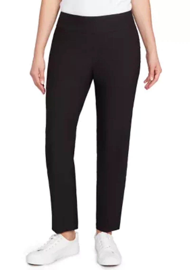 Women's Smooth Silky Tech Knit Ankle Pants