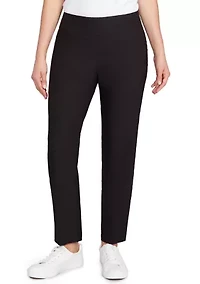 Women's Smooth Silky Tech Knit Ankle Pants