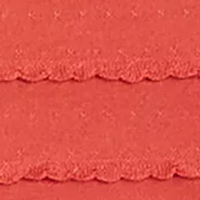 Women's Scalloped Jacquard Knit Top