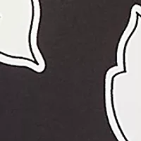 Plus Floral Geo Border Knit Top