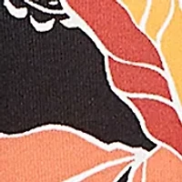 Shirt Collar Floral Paisley Button Front Top