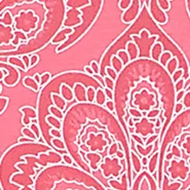 Plus Scalloped Puff Print Solid Burnout Top