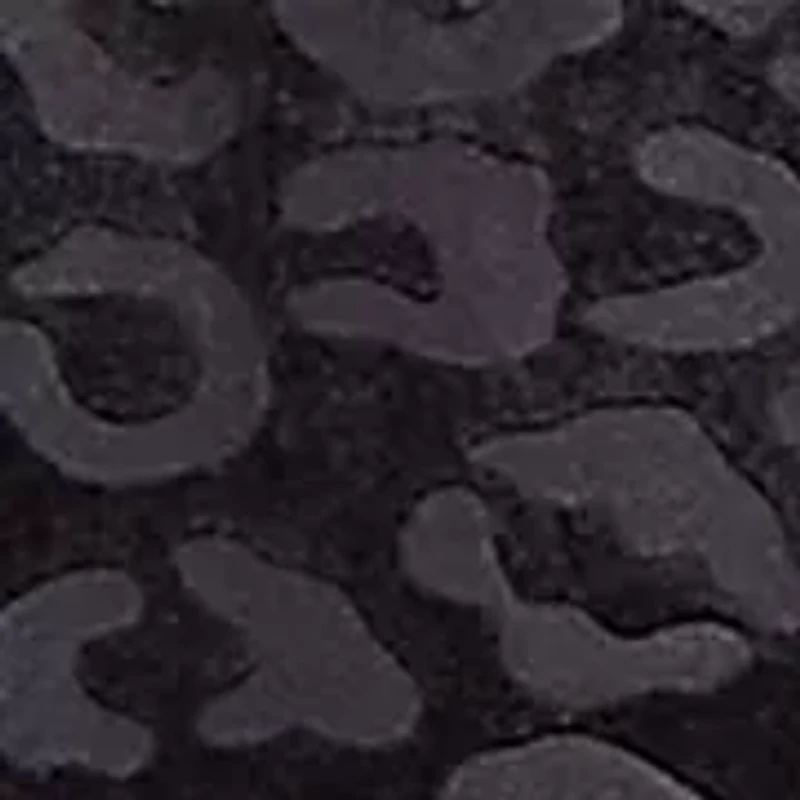 Plus Leopard Embossed Velour Button-Front Top