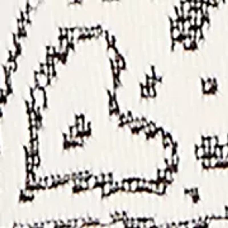 Women's Paisley Jacquard Asymmetric Hem Knit Top