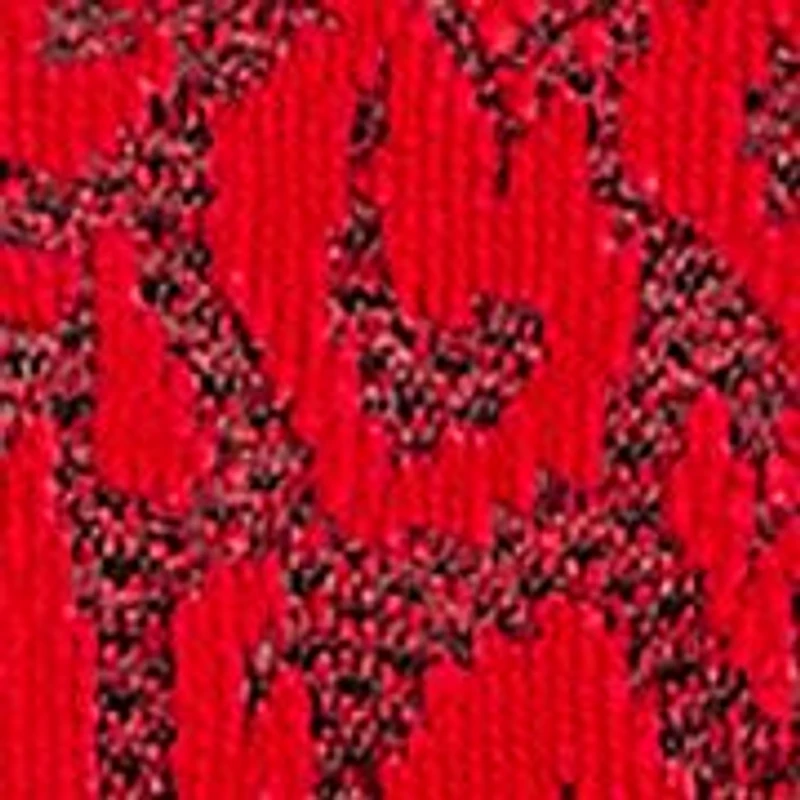 Women's Paisley Jacquard Asymmetric Hem Knit Top