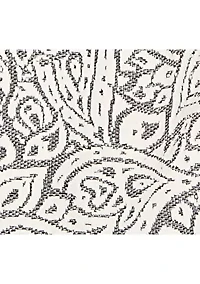 Women's Paisley Jacquard Asymmetric Hem Knit Top