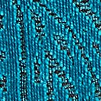 Plus Paisley Jacquard Asymmetric Hem Knit Top