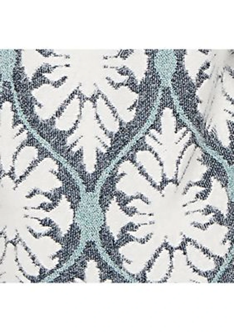 Women's Medallion Jacquard Sweater Knit Top