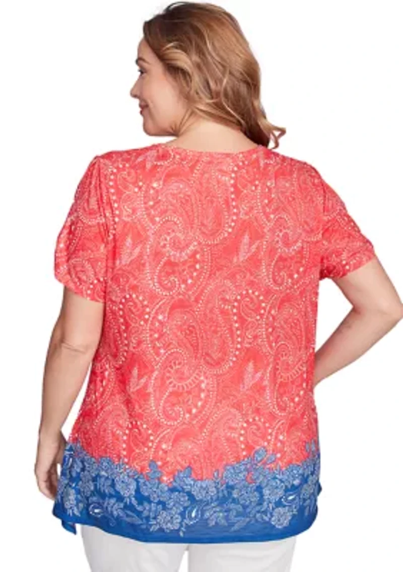 Plus Americana Embellished Jersey T-Shirt