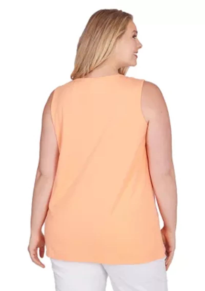 Plus Scoop Neck Tank