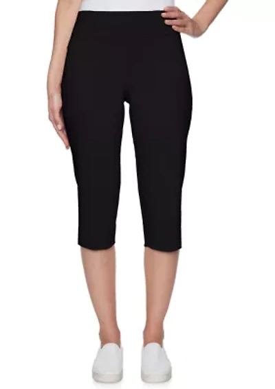Petite Pull On Tech Clamdigger Pants