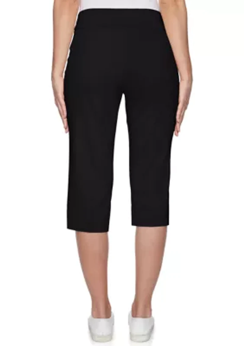 Petite Pull On Tech Clamdigger Pants