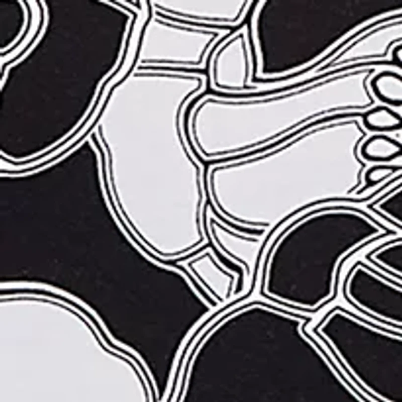 Petite Bold Poppies Envelope Neck Top