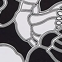 Petite Bold Poppies Envelope Neck Top