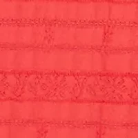 Women's Decorative Smocked Knit Top