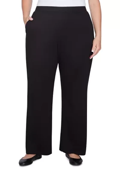 Plus Luxe Knit Pull On Pants