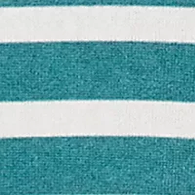 Plus Crew Neck Stripe Hatchi Knit Top