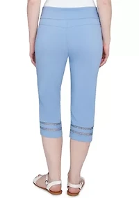 Petite Dreamy Pull On Tech Clamdigger Pants